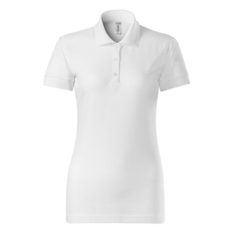 Fashion, accesorii si bijuterii - Femei - Imbracaminte femei - Tricouri si topuri femei - Tricou polo pentru dama, Joy P22, Malfini Alb 2XL - Infinity.ro