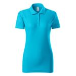 Fashion, accesorii si bijuterii - Femei - Imbracaminte femei - Tricouri si topuri femei - Tricou polo pentru dama, Joy P22, Malfini S Turcoaz - Infinity.ro
