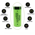 Casa si Gradina - Electrice - Accesorii electrice - Baterii, acumulatori si incarcatoare - Acumulator 26650A MRG M1220, 5000mAh, Li-Ion, 3.7V, Reincarcabil, Verde - Infinity.ro