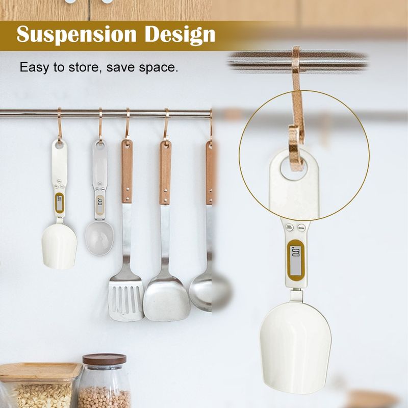 Electronice si Electrocasnice - Electrocasnice bucatarie - Mixere, tocatoare & roboti de bucatarie - Cantare de bucatarie - Cantar lingura MRG M500, 500g, Precizie 0.1g, TARA, LCD, Hold, Alb - Infinity.ro