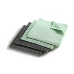 Market - Curatenie si intretinere casa - Produse bucatarie - Lavete si bureti - Laveta microfibra cu textura gofrata  MS-004, Verde 2bucati/pachet - Infinity.ro