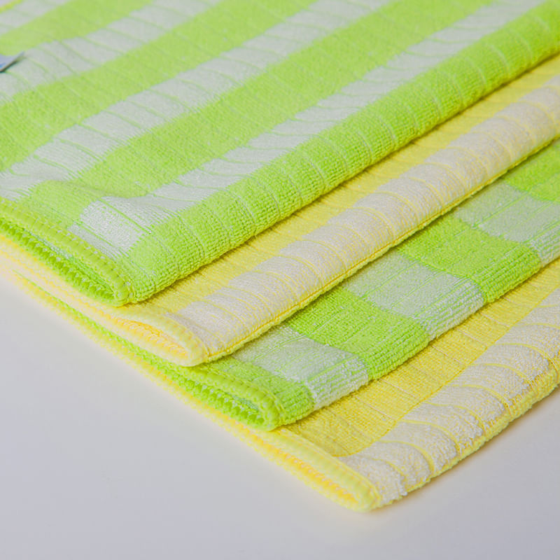 Market - Curatenie si intretinere casa - Produse bucatarie - Lavete si bureti - Laveta profesionala din microfibra  MW-003 Verde 2bucati/pachet - Infinity.ro
