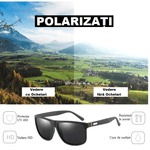 Fashion, accesorii si bijuterii - Barbati - Accesorii barbati - Ochelari de soare barbati - Ochelari de Soare Polarizati clasa 3, Protectie UV 400, OPRA, Lentile Fotosensibile, cu Carcasa Antisoc - Infinity.ro