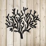 Casa si Gradina - Decoratiuni - DIY - Sabloane decorative pereti - Sablon Perete vopsire, tencuiala 0.7mm Coral Stencil Refolosibil, model MXSP7169, 100 x 100 mm - Infinity.ro