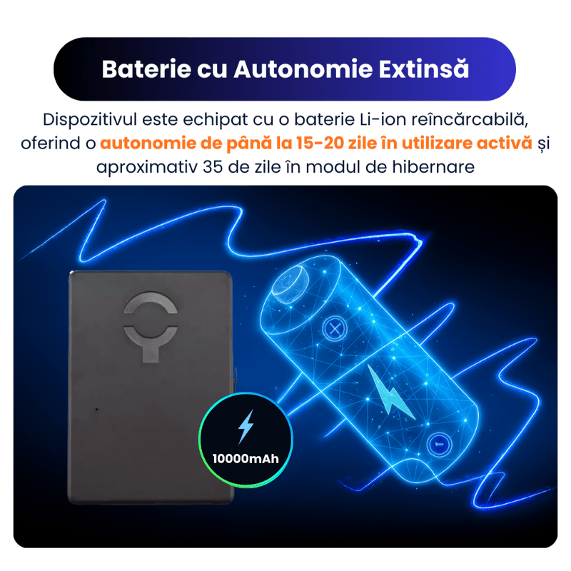 Laptop, Telefoane si Tablete - Wearables si gadgeturi - Gadgeturi - Dispozitive spionaj - GPS Tracker Auto 4G ZeroSecrets, Baterie 10000mAh, Fixare Magnetica, Monitorizare Audio - Infinity.ro