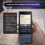 Laptop, Telefoane si Tablete - Wearables si gadgeturi - Gadgeturi - Dispozitive spionaj - Traducator Vocal ZeroSecrets cu Camera, Conectivitate 4G si WiFi - Infinity.ro