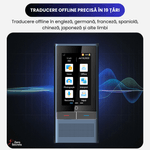 Laptop, Telefoane si Tablete - Wearables si gadgeturi - Gadgeturi - Dispozitive spionaj - Traducator Vocal ZeroSecrets cu Camera, Conectivitate 4G si WiFi - Infinity.ro