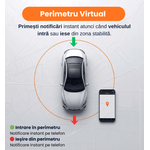 Laptop, Telefoane si Tablete - Wearables si gadgeturi - Gadgeturi - Dispozitive spionaj - GPS Tracker Auto ZeroSecrets 4G, Localizare in Timp Real, Microfon Integrat, Negru - Infinity.ro