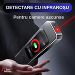 Laptop, Telefoane si Tablete - Wearables si gadgeturi - Gadgeturi - Dispozitive spionaj - Detector RF anti-spionaj ZeroSecrets, detectare wireless si infrarosu, ecran tactil, compact - Infinity.ro