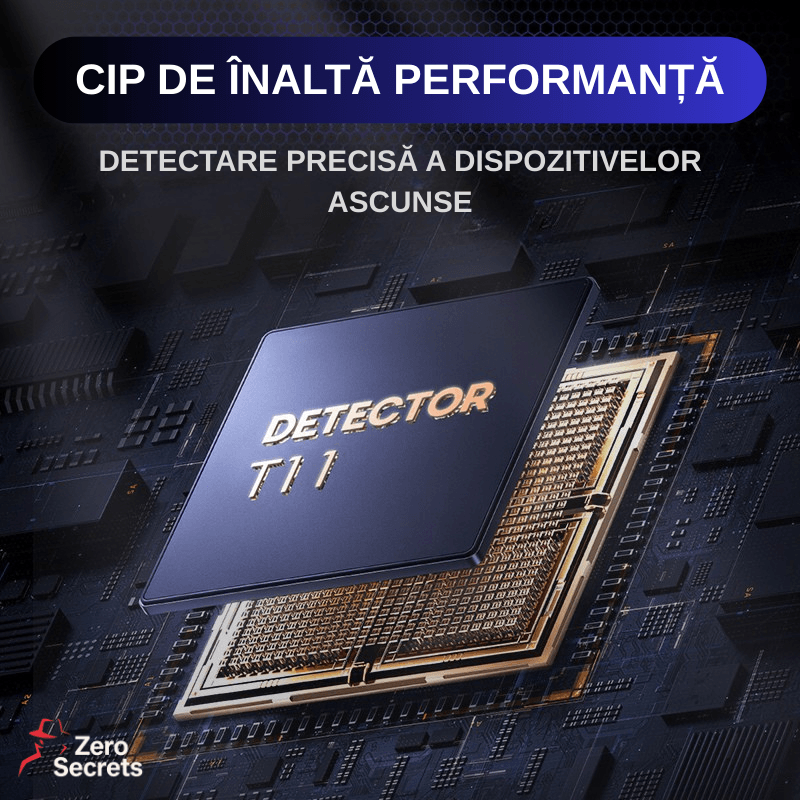 Laptop, Telefoane si Tablete - Wearables si gadgeturi - Gadgeturi - Dispozitive spionaj - Detector RF anti-spionaj ZeroSecrets, detectare wireless si infrarosu, ecran tactil, compact - Infinity.ro