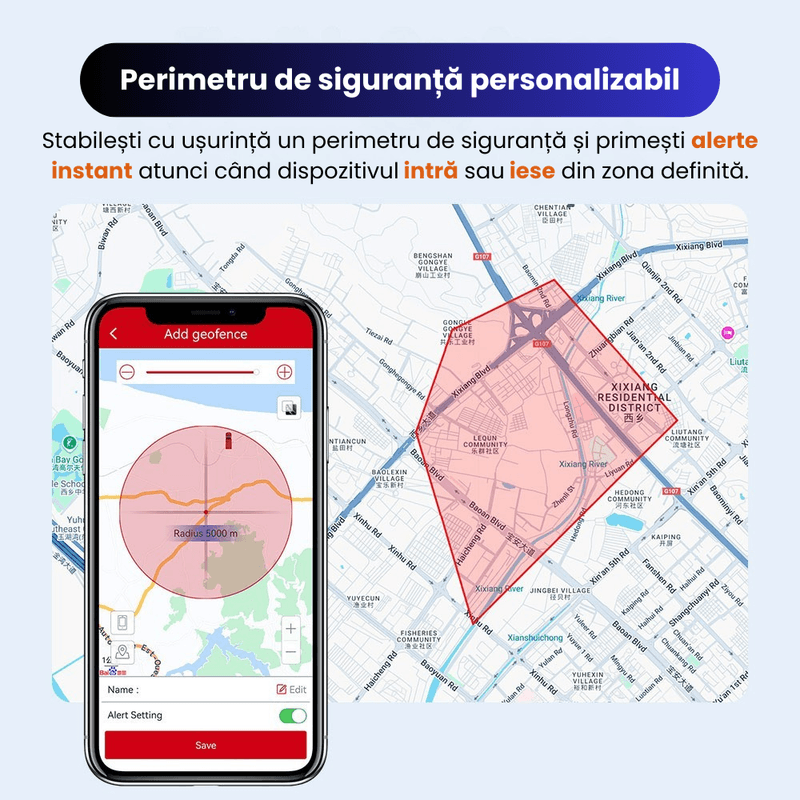 Laptop, Telefoane si Tablete - Wearables si gadgeturi - Gadgeturi - Dispozitive spionaj - GPS Tracker Auto 4G LTE, Urmarire in Timp Real Google Maps, Alerta Depasire Viteza, IP67 - Infinity.ro