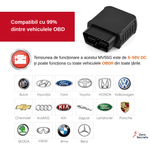 Laptop, Telefoane si Tablete - Wearables si gadgeturi - Gadgeturi - Dispozitive spionaj - GPS Tracker Auto OBD2, ZeroSecrets, plug and play, microfon integrat, 4G LTE, dimensiuni 59x45x22mm - Infinity.ro
