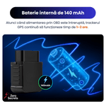 Laptop, Telefoane si Tablete - Wearables si gadgeturi - Gadgeturi - Dispozitive spionaj - GPS Tracker Auto OBD2, ZeroSecrets, plug and play, microfon integrat, 4G LTE, dimensiuni 59x45x22mm - Infinity.ro