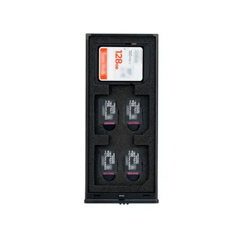 Laptop, Telefoane si Tablete - Telefoane mobile si accesorii - Accesorii Telefoane - Alte accesorii telefoane - Trusa protectie carduri memorie foto pentru calatorie JJC, 6xSD, 12xmicroSD, usoara, portabila, Neagra - Infinity.ro