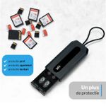 Laptop, Telefoane si Tablete - Telefoane mobile si accesorii - Accesorii Telefoane - Alte accesorii telefoane - Trusa protectie carduri memorie foto pentru calatorie JJC, 6xSD, 12xmicroSD, usoara, portabila, Neagra - Infinity.ro
