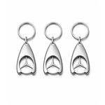 Auto si Moto - Electronice auto - Accesorii electronice auto - Set de trei brelocuri de chei DEPOX, Mercedes, 7.5 cm, metal, argintiu - Infinity.ro