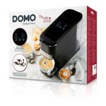 Electronice si Electrocasnice - Electrocasnice bucatarie - Preparare bauturi - Espressoare - Espressor Multicapsule 4-in-1 DOMO DO748K, Dolce Gusto, Nespresso, ESE POD, cafea macinata, 1545W, 1.5L, touch screen - Infinity.ro