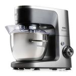Electronice si Electrocasnice - Electrocasnice bucatarie - Mixere, tocatoare & roboti de bucatarie - Roboti de bucatarie - Robot de Bucatarie Multifunctional DOMO DO9293KR „Delicioso”, 1200W, bol inox 4.5L, blender, feliator, inghetata, capac - Infinity.ro