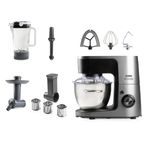 Electronice si Electrocasnice - Electrocasnice bucatarie - Mixere, tocatoare & roboti de bucatarie - Roboti de bucatarie - Robot de Bucatarie Multifunctional DOMO DO9293KR „Delicioso”, 1200W, bol inox 4.5L, blender, feliator, inghetata, capac - Infinity.ro