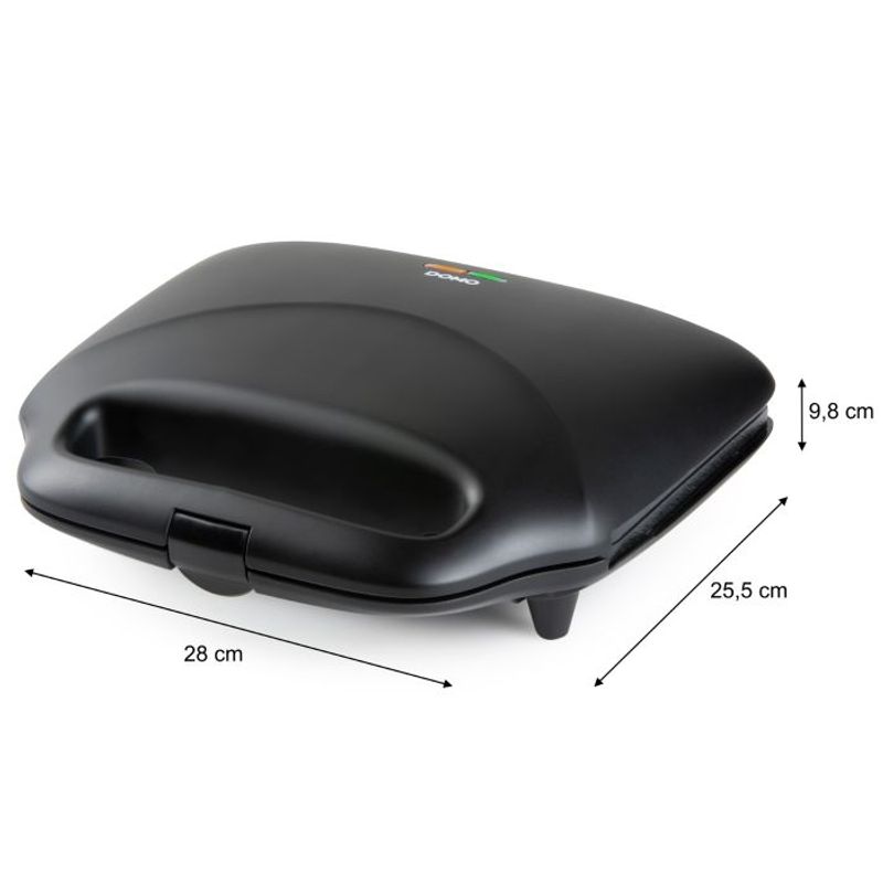 Electronice si Electrocasnice - Electrocasnice bucatarie - Preparare paine - Sandwich-maker - Sandwich Maker DOMO DO9297C Croque XL, 27x16cm, ceramic, fara PFAS, 900W - Infinity.ro