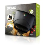 Electronice si Electrocasnice - Electrocasnice bucatarie - Preparare paine - Sandwich-maker - Sandwich Maker DOMO DO9297C Croque XL, 27x16cm, ceramic, fara PFAS, 900W - Infinity.ro