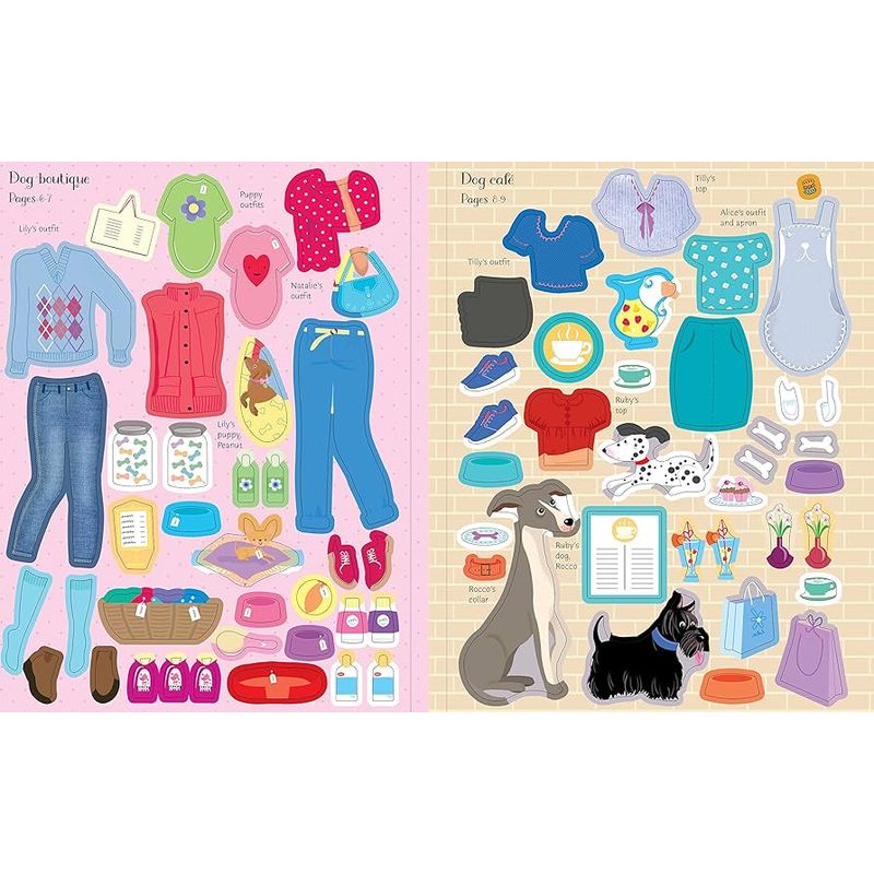 Carti si Birotica - Carti - Carti pentru copii - Basme si povesti - Sticker Dolly Dressing Cats and Kittens - Infinity.ro