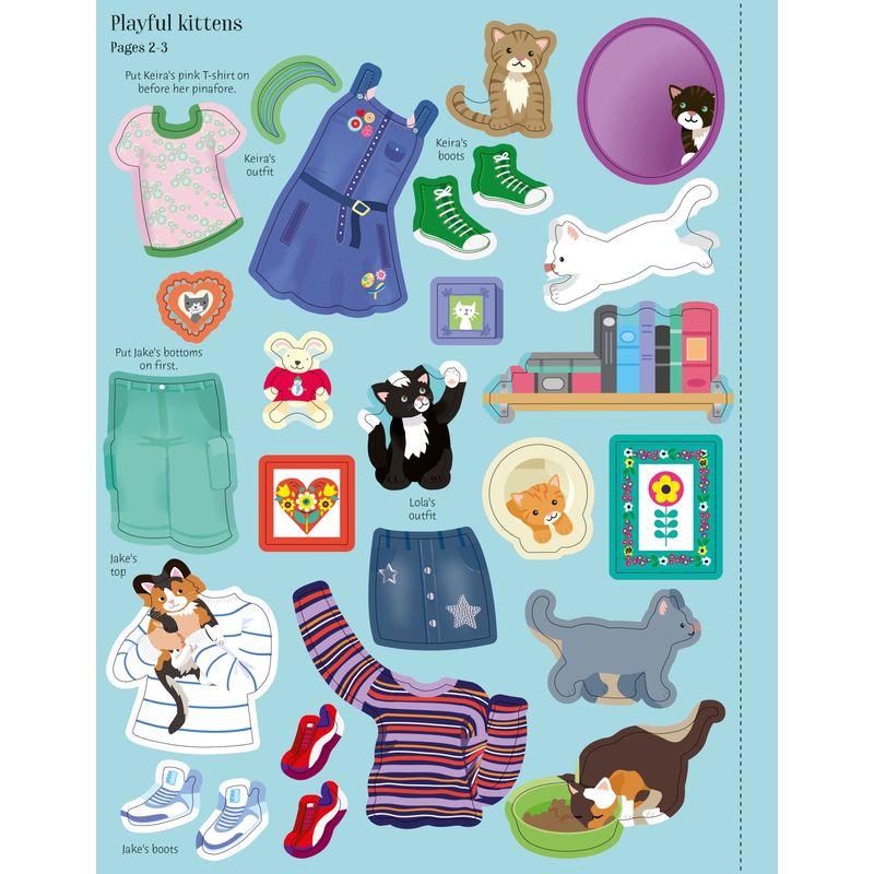 Carti si Birotica - Carti - Carti pentru copii - Basme si povesti - Sticker Dolly Dressing Pets - Infinity.ro