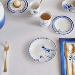 Casa si Gradina - Bucatarie si vesela - Vesela si tacamuri - Farfurii si boluri - Farfurie din portelan, Pip Studio, White, 18 cm, colectia Pip & The Blue Bird - Infinity.ro