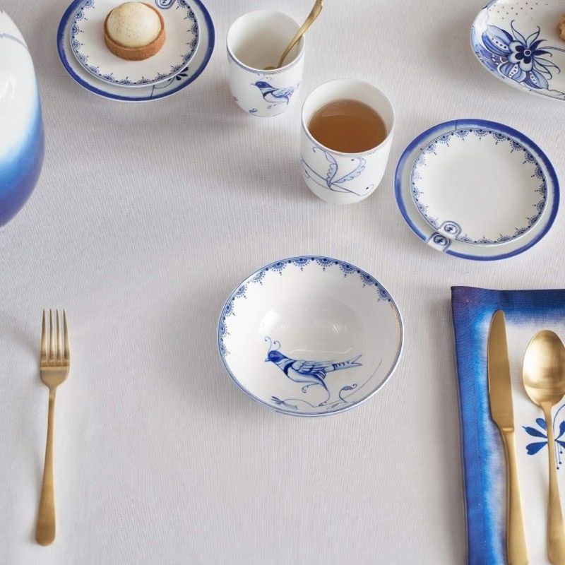 Casa si Gradina - Bucatarie si vesela - Vesela si tacamuri - Farfurii si boluri - Bol din portelan, Pip Studio, White, 15 cm, Pip & The Blue Bird - Infinity.ro