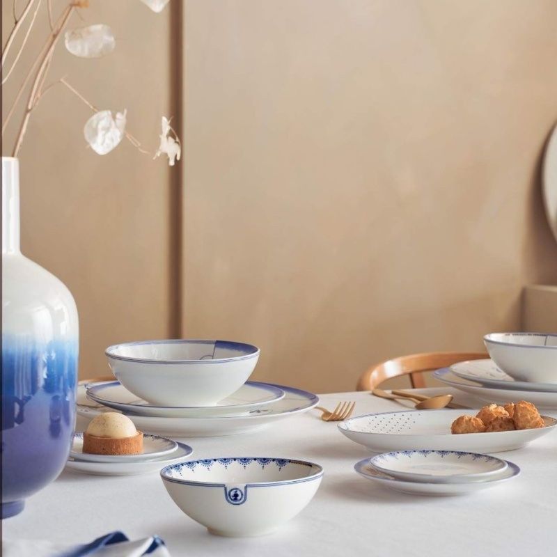 Casa si Gradina - Bucatarie si vesela - Vesela si tacamuri - Farfurii si boluri - Bol din portelan, Pip Studio, White, 15 cm, Pip & The Blue Bird - Infinity.ro