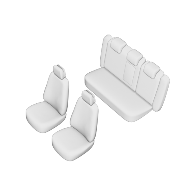 Auto si Moto - Intretinere auto - Huse auto - Set Huse Scaun Audi A6 (C7) 2012- (bancheta Fractionata) Cu Tetiere Spate In Forma De L - Infinity.ro