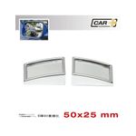 Auto si Moto - Piese auto si accesorii - Caroserie - Ornamente exterior auto - Oglinda retrovizoare mini cromata unghi mort 50X25MM - Infinity.ro