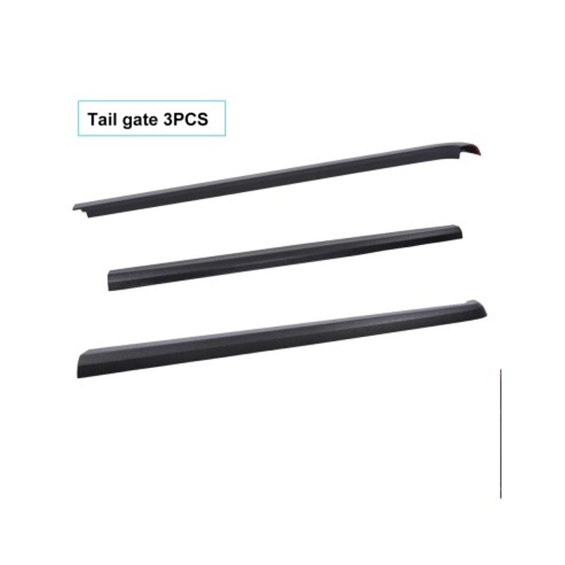 Auto si Moto - Piese auto si accesorii - Interior auto - Accesorii interior - Set 3 Ornamente protectie margine bena negru mat Ford Ranger T6, T7, T8 2012-2022 - Infinity.ro