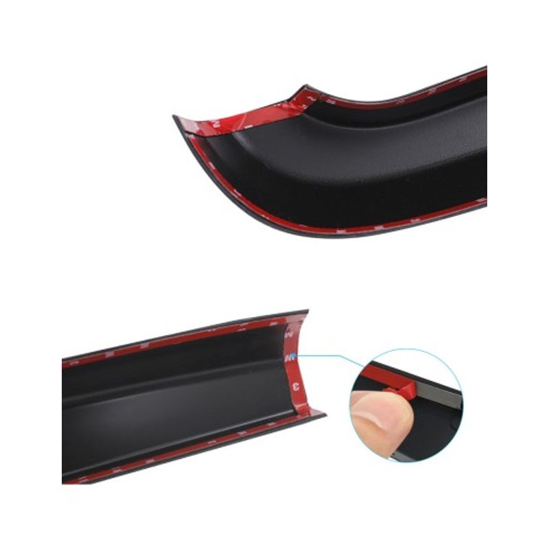 Auto si Moto - Piese auto si accesorii - Interior auto - Accesorii interior - Set 3 Ornamente protectie margine bena negru mat Ford Ranger T6, T7, T8 2012-2022 - Infinity.ro