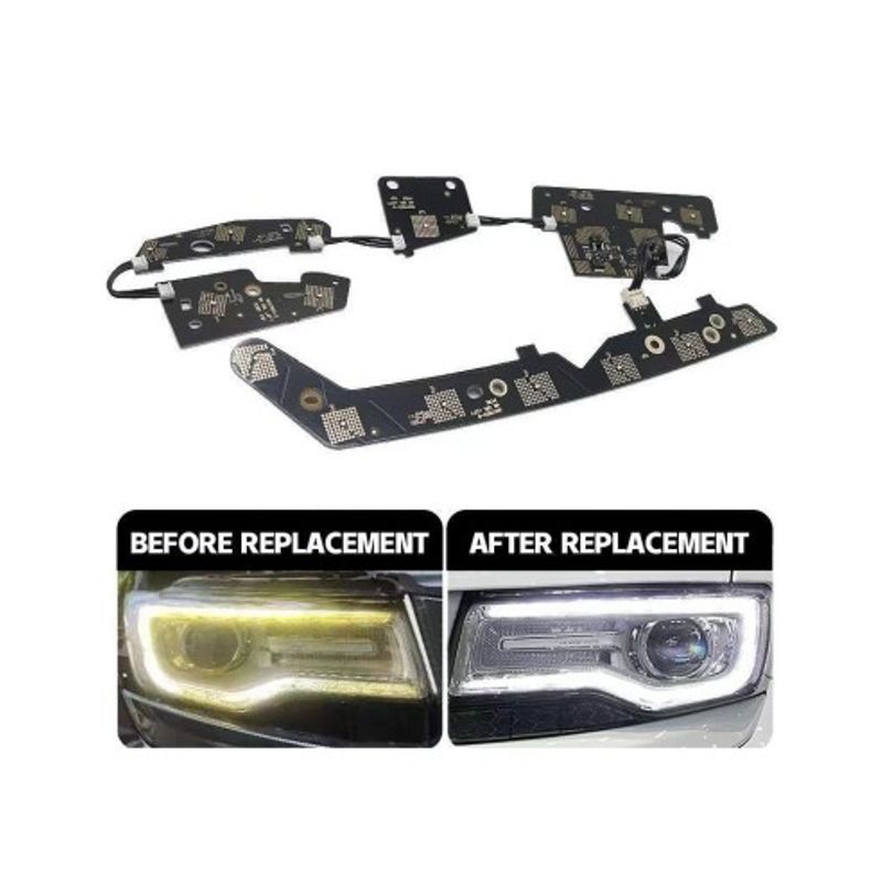 Auto si Moto - Electrice auto - Iluminare si semnalizare - Becuri auto - Kit reparatie Lumini de zi DRL stanga Jeep Grand Cherokee WK 2 2014-2022 - Infinity.ro