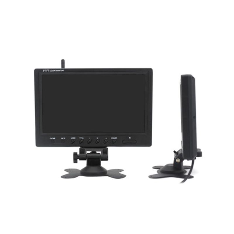 Auto si Moto - Electrice auto - Iluminare si semnalizare - Becuri auto - Kit marsarier wireless cu 2 camere si display de 9" 12V~24V, pentru Camioane, Autocare, Bus-uri - Infinity.ro