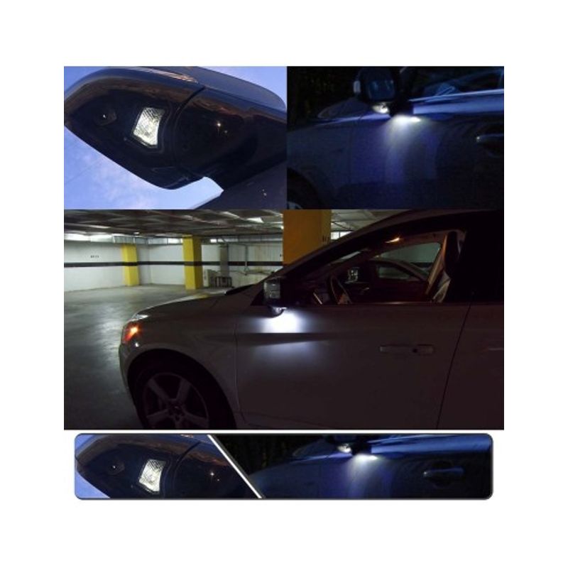 Auto si Moto - Electrice auto - Iluminare si semnalizare - Becuri auto - Lampi LED Undermirror pentru Volvo XC90, S40, S60, S80, V50, V70, XC70, C30, C70 - Infinity.ro