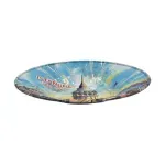 Casa si Gradina - Bucatarie si vesela - Vesela si tacamuri - Farfurii si boluri - Set 2 farfurioare pentru ceai turcesc metalice, 10 x 1.5 cm, EHA - Model 6 - Infinity.ro