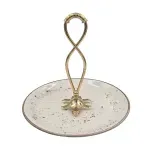 Casa si Gradina - Bucatarie si vesela - Vesela si tacamuri - Platouri de bucatarie - Platou ceramic turcesc cu boluri pentru mic dejun, 7 piese, alb, handmade, EHA - Infinity.ro