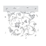 Casa si Gradina - Decoratiuni - DIY - Sabloane decorative pereti - Sablon Perete vopsire, tencuiala dimensiune 900x600 x mm grosime 0,7mm Flourish Allover model MXSP7514 - Infinity.ro