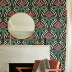 Casa si Gradina - Decoratiuni - DIY - Sabloane decorative pereti - Sablon Perete vopsire, tencuiala dimensiune 900x600 x mm grosime 0,7mm Upscaled Cabana Bamboo model MXSP7494 - Infinity.ro