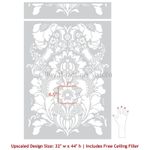 Casa si Gradina - Decoratiuni - DIY - Sabloane decorative pereti - Sablon Perete vopsire, tencuiala dimensiune 900x600 x mm grosime 0,7mm Upscaled Lisabetta model MXSP7497 - Infinity.ro