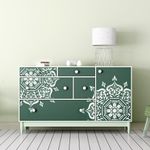 Casa si Gradina - Decoratiuni - DIY - Sabloane decorative pereti - Sablon Perete 25cm BUKHARA MANDALA 0.7mm model MXSP7603 marime 25cm X 25cm, 50cm X 50cm - Infinity.ro