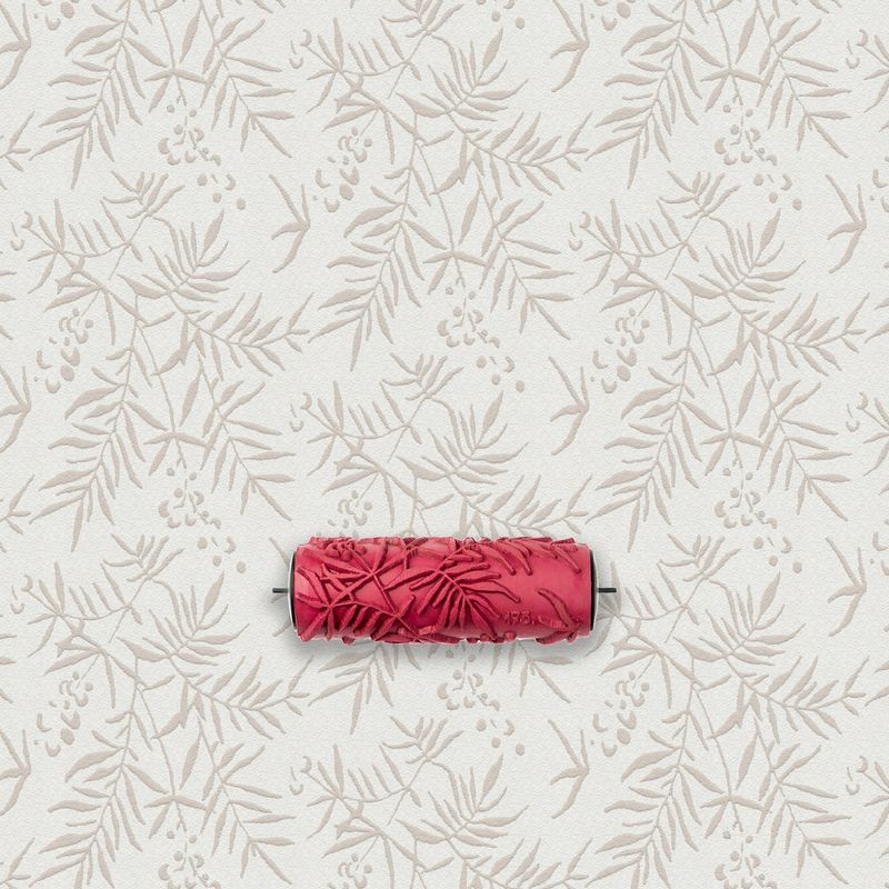 Casa si Gradina - Constructii - Vopsea si tencuieli - Accesorii vopsire si tencuire - 🎨 Rola din cauciuc cu model 173 pentru trafalet cu burete – 14,5 cm (LICO69254) - Infinity.ro