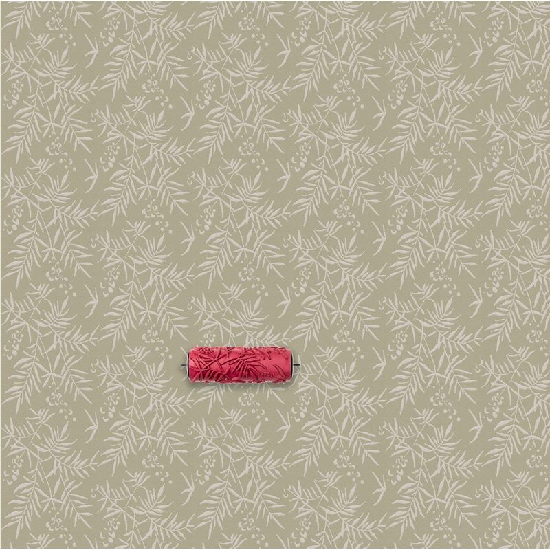 Casa si Gradina - Constructii - Vopsea si tencuieli - Accesorii vopsire si tencuire - 🎨 Rola din cauciuc cu model 173 pentru trafalet cu burete – 14,5 cm (LICO69254) - Infinity.ro