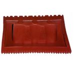 Casa si Gradina - Constructii - Vopsea si tencuieli - Accesorii vopsire si tencuire - 🎨 Unealta decorativa din cauciuc pentru efect scandura de lemn 9 × 9 cm LICO6922 - Infinity.ro