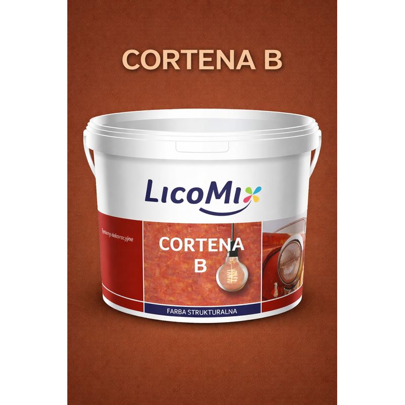 Casa si Gradina - Constructii - Vopsea si tencuieli - Vopsele si pigmenti - Vopsea structurala Lico Mix Cortena culoare B galeata de 5 kg LICO6911 - Infinity.ro