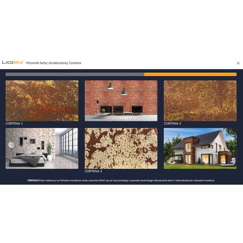 Casa si Gradina - Constructii - Vopsea si tencuieli - Vopsele si pigmenti - Vopsea structurala Lico Mix Cortena Culoare A galeata de 5kg LICO6910 - Infinity.ro