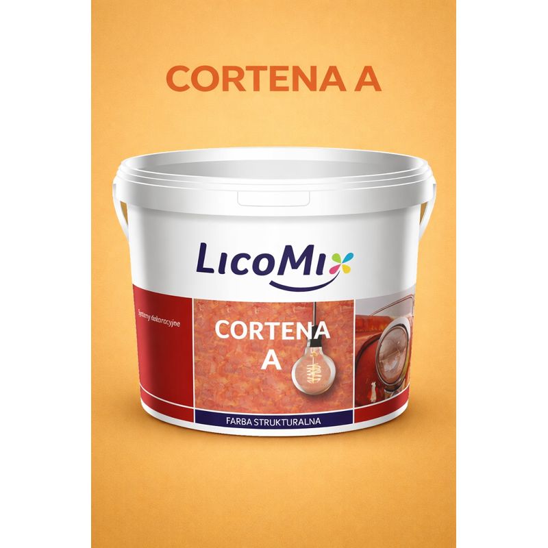 Casa si Gradina - Constructii - Vopsea si tencuieli - Vopsele si pigmenti - Vopsea structurala Lico Mix Cortena Culoare A galeata de 5kg LICO6910 - Infinity.ro