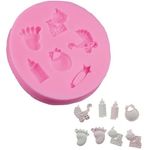 Casa si Gradina - Bucatarie si vesela - Ustensile bucatarie - Forme prajituri - Forma din silicon - accesorii bebelusi, 8x1cm - Infinity.ro